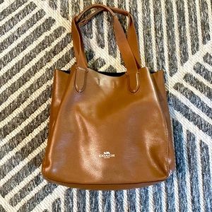 Coach Large Pebble Leather Tote
